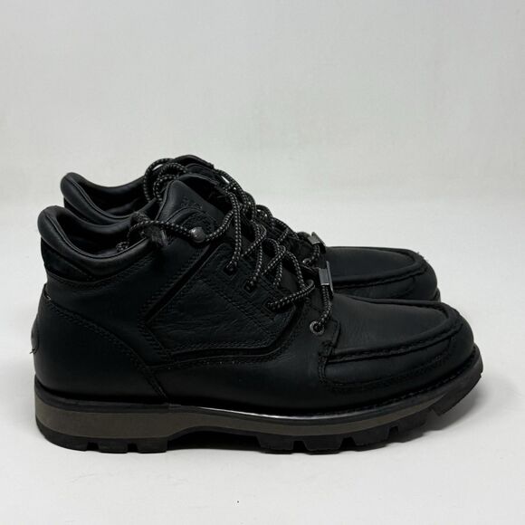 Rockport XCS Waterproof Chukka Boots Mens 8 W Wide Black Leather Preppy Gorpcore main image 13